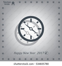 Compass flat icon. Vector illustration EPS.