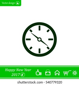 Compass flat icon. Vector illustration EPS.