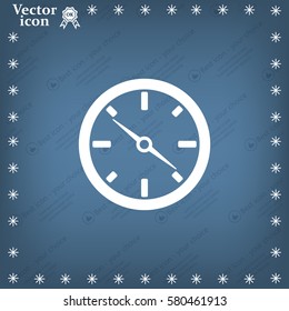 Compass flat icon. Vector illustration EPS.
