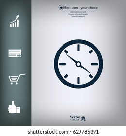 Compass flat icon. Vector illustration EPS.