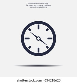 Compass flat icon. Vector illustration EPS.