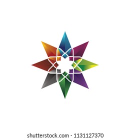 compass fullcolor logo template