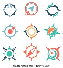 Compass Global Abstract Symbol Icon Set