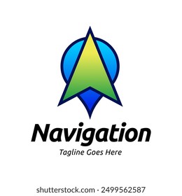 Compass Global Globe Earth Adventure GPS navigation logo design. Vector Illustration