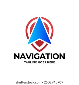Compass Global Globe Earth Adventure GPS navigation logo design. Vector Illustration