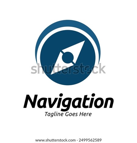 Compass Global Globe Earth Adventure GPS navigation logo design. Vector Illustration