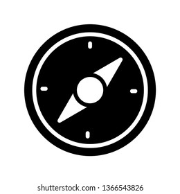 compass glyph icon