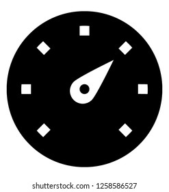 Compass glyph icon vector
