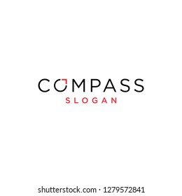 compass graphic logo vector