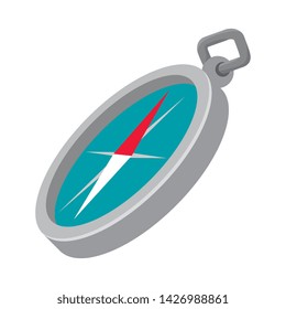 compass guide device isolated icon
