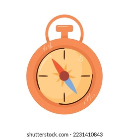 compass guide device isolated icon
