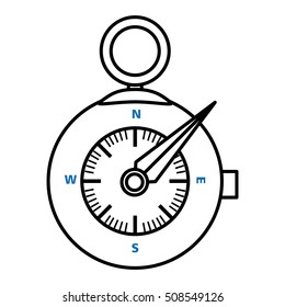 compass guide device isolated icon vector illustration design