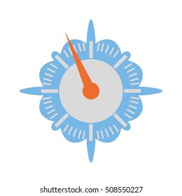 compass guide device isolated icon vector illustration design