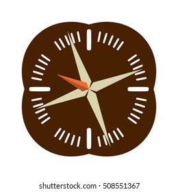 compass guide device isolated icon vector illustration design