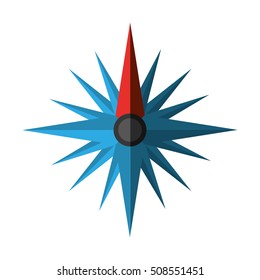 compass guide device isolated icon vector illustration design