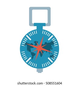 compass guide device isolated icon vector illustration design
