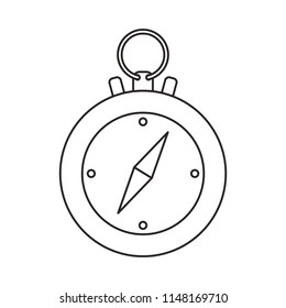 compass guide isolated icon