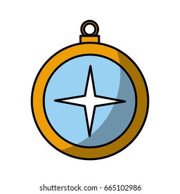 compass guide isolated icon