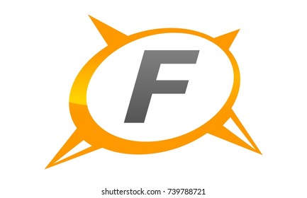 Compass Guide Solution Letter F