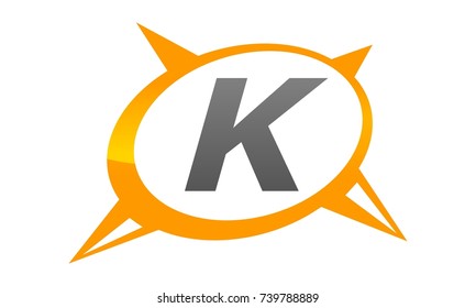 Compass Guide Solution Letter K