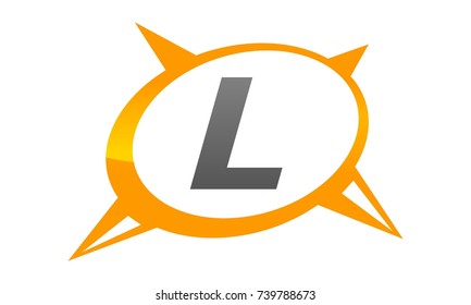 Compass Guide Solution Letter L