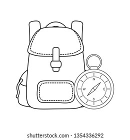 compass guide with travel bag