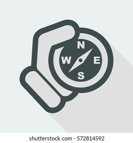 Compass hold icon