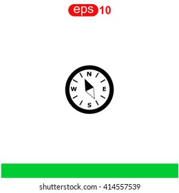 Compass icon.