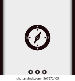 Compass icon.