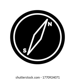 compass icon _ solid icon