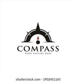 Inspiración en el diseño del logotipo de Compass icon Adventure