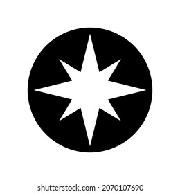 Icono de brújula para aplicaciones y sitios web