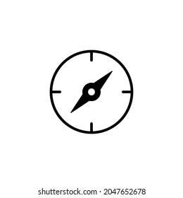 Compass icon. arrow compass icon sign and symbol