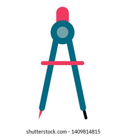compass icon cartoon isolated vector illustration graphic design