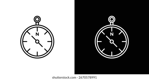 Compass icon collection. Web design, apps.