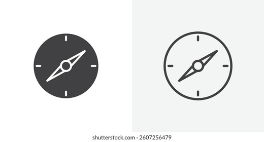 Compass icon collection for website designs