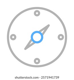 Compass icon. Concept of navigation, direction, and guidance.