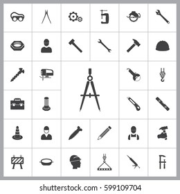 compass icon. Construction icons universal set for web and mobile