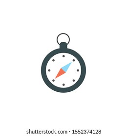 Compass icon design, Instrument tool navigation location travel and direction theme Vector illustration