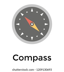 Compass icon design on white background