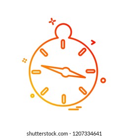 Compass icon design vector 