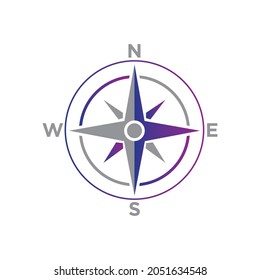 Compass Icon design vector eps10 file 