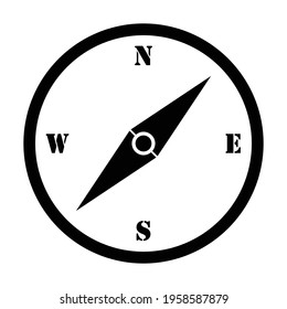 compass icon design vector graphics