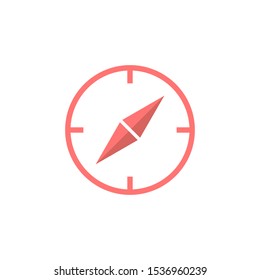Compass icon Design. Vector illustration