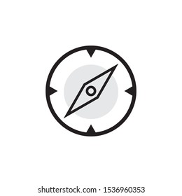 Compass icon Design. Vector illustration