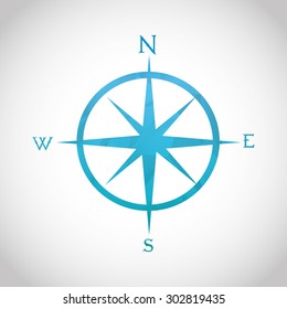 compass icon design, vector illustration eps10 graphic 