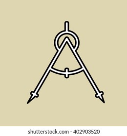 compass icon design , vector illustration