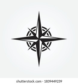 compass icon design vector for multiple use 