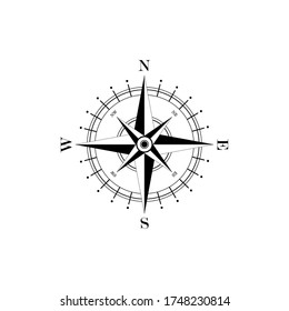 compass icon design vector template