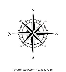Compass Icon Design Vector Template
